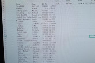 do sorting,formating and cleaning the data