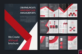 design luxury real estate brochure, investor annual report, investment teaser