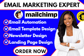 setup mailchimp, email marketing campaign, newsletter, automation landing page