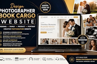 design wedding family product portrait creative photographer book cargo website