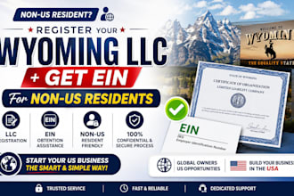 register a wyoming llc with ein for non US resident