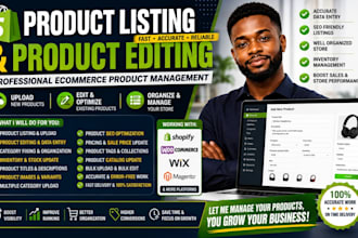 upload and optimize shopify product listings