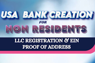 do mercury, wise, stripe, slash, USA bank creation for non residents