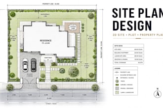 design professional residential site plans and plot plans