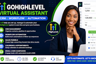 go high level workflow expert,ghl automation,gohighlevel virtual assistant