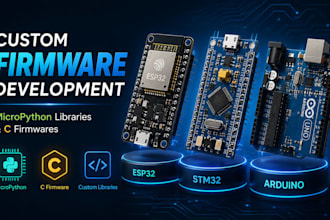 develop custom micropython librarie c firmware microcontroller esp32 stm32 ardui