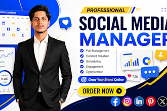 be your social media marketing manager and content creator