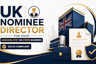 be your UK nominee director for amazon, etsy or stripe sellers