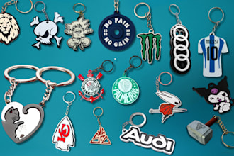 design 3d lightbox, keychain, logo 3mf and stl for 3d printing