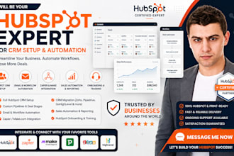 be your hubspot expert for crm setup and automation