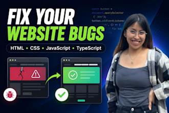 fix HTML CSS and javascript bugs