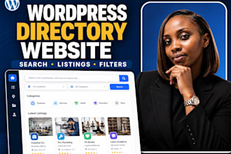 build a wordpress directory website with listings and search
