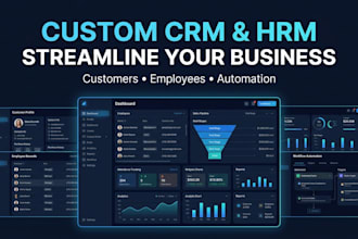 streamline customer and employee management with CRM hrm software