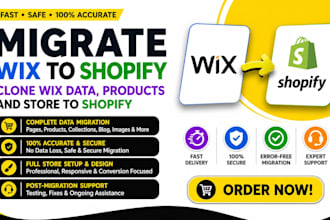 migrate wix to shopify migration copy clone wix data migration to shopify store