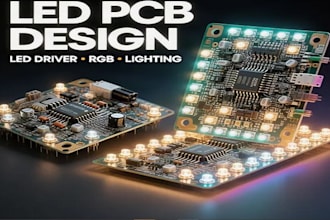 design led pcb, led driver circuit and custom lighting control board