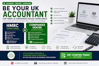 be your UK accountant for hmrc, companies house compliance