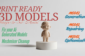 generate and fix ai 3d models for printing