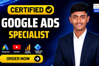 run google ads ppc, search, display, and youtube ad campaigns for sales