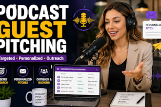 do personalized podcast guest pitching and outreach