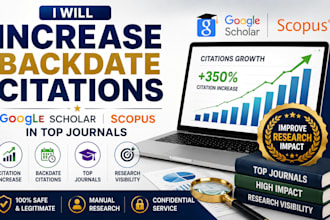 increase backdate google scholar citation scopus citation in top journals
