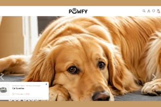 build a shopify pet store and website
