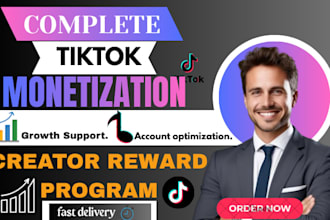 grow your tiktok account organically, monetization, in creator reward program