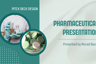 design biotech pitch deck pharmaceutical investor presentation