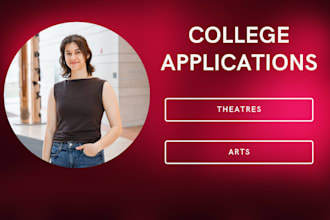 edit your college application for northwestern theatre