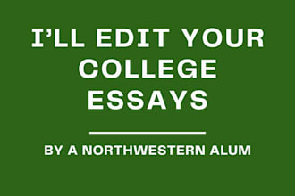 polish your college application essays for theatre programs