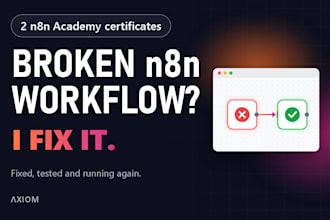 fix, debug and optimize your n8n workflow automation with error alerts