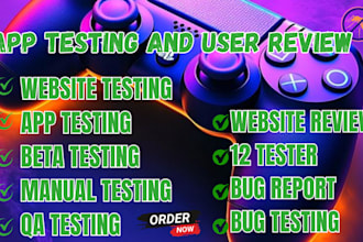 usability testing app tester manual testing 12 tester qa testing app review game
