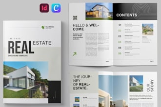 design real estate offering memorandum brochure, property listing, prospectus