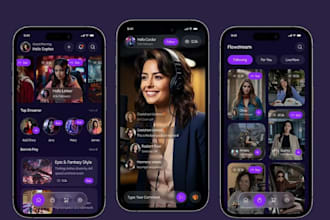 develop a creator club community app for IOS and android