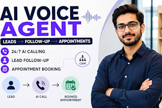 build ai voice agent for calls lead follow up appointment and booking