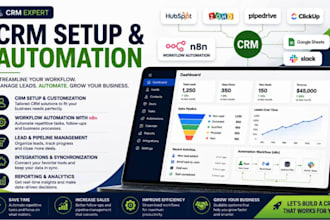 build gohighlevel ai automation crm workflow and lead follow up system