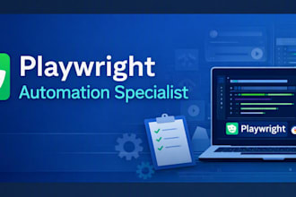 create playwright automation for web UI and API testing