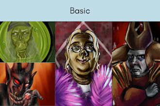 design and draw your character or creature