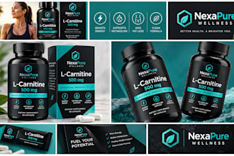 design product label, supplement label, vial label, oil label and cbd label