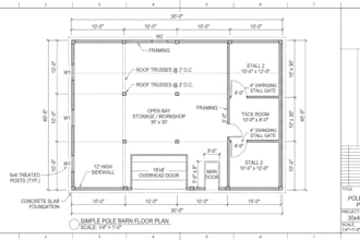 create professional barndominium pole barn designs