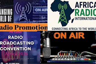 play and promote your song on a radio stations in africa
