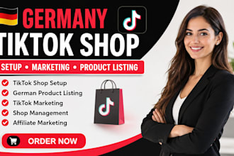 setup germany tiktok shop, german tiktok marketing german tiktok product listing