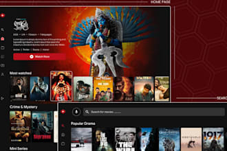develop iptv app and ott streaming app for android, smart tv and web platform