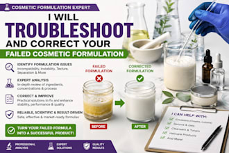 troubleshoot and correct your failed cosmetic formulation