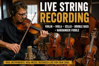 record live folk violin, hardanger fiddle, nyckelharpa, erhu and morin khuur