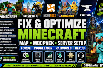 fix configure minecraft map modpack palworld nexus cubblemon server setup forge