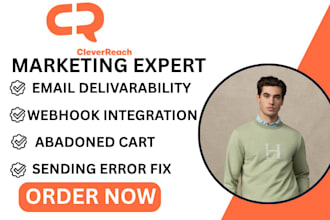 setup cleverreach abandoned cart welcome winback post purchase automation