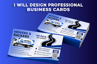 design a modern and professional business cards