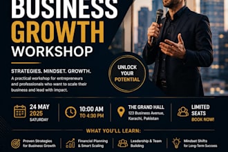 design professional flyers and posters for your busines