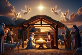 illustrate bible stories and christian children books
