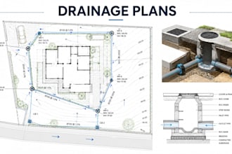 create professional drainage plans and drainage layouts